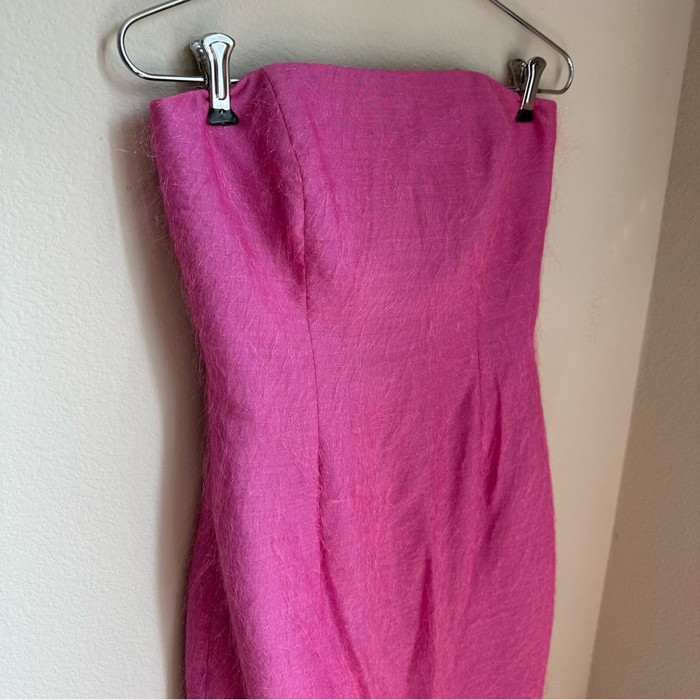 Vintage Y2K Pink Strapless Dress